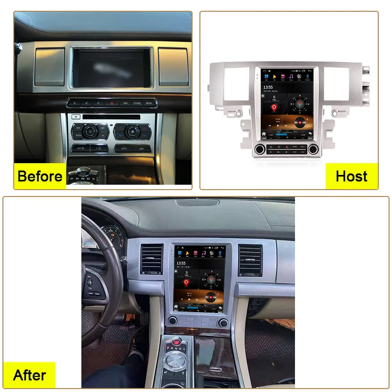 9.7inch Android 13 car multimedia dvd player for Jaguar XF 2008-2015 radio gps navigation stereo android auto wireless carplay