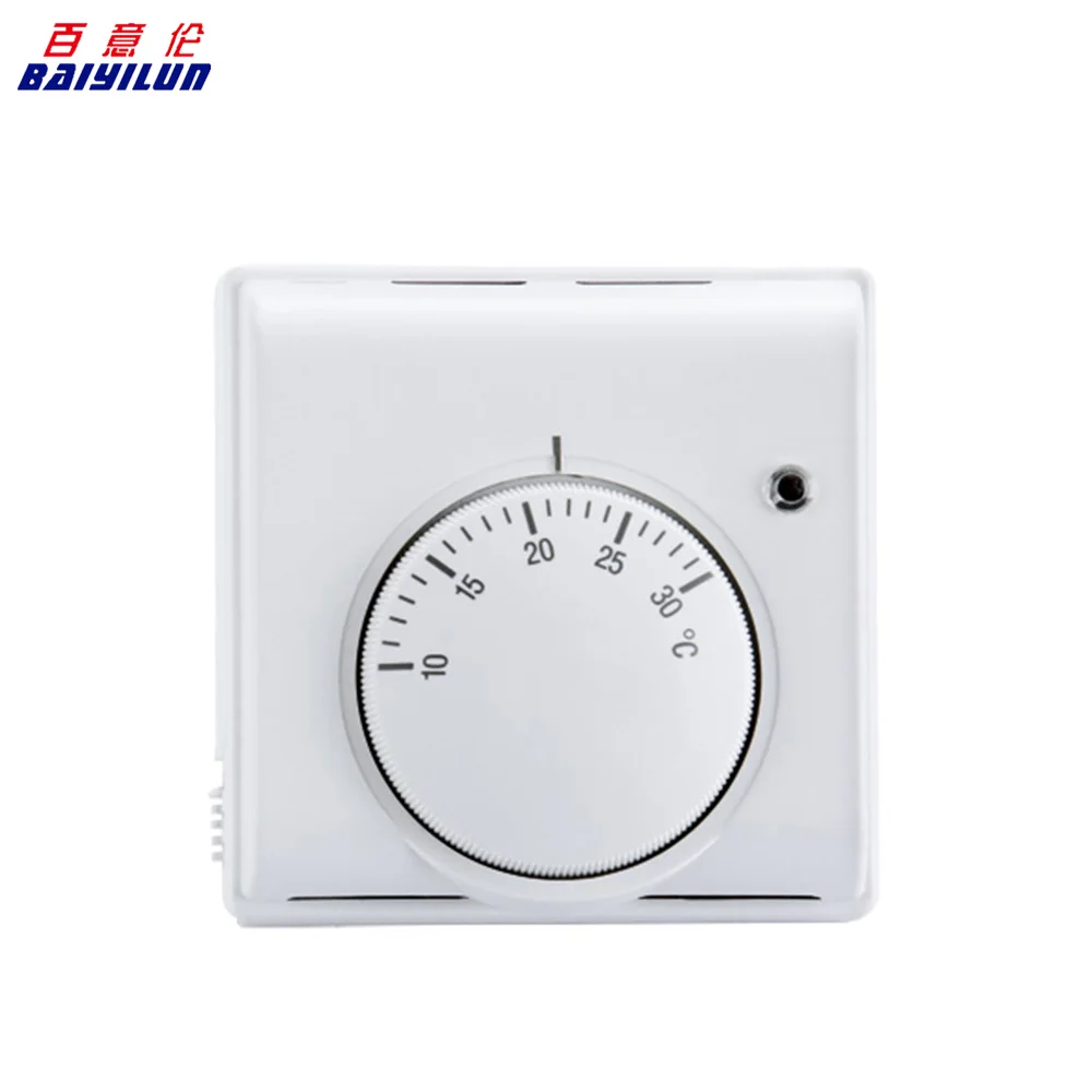 BAIYILUN 3A 220v Mechanical Floor Heating Room Thermostat HVAC