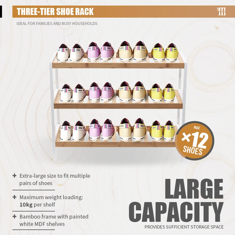 New Fashion Low Price Customization 2 Tier Storage Holders Organizer Shoe Racks Online Mdf Shoe Rack For Bathroom Livingroom