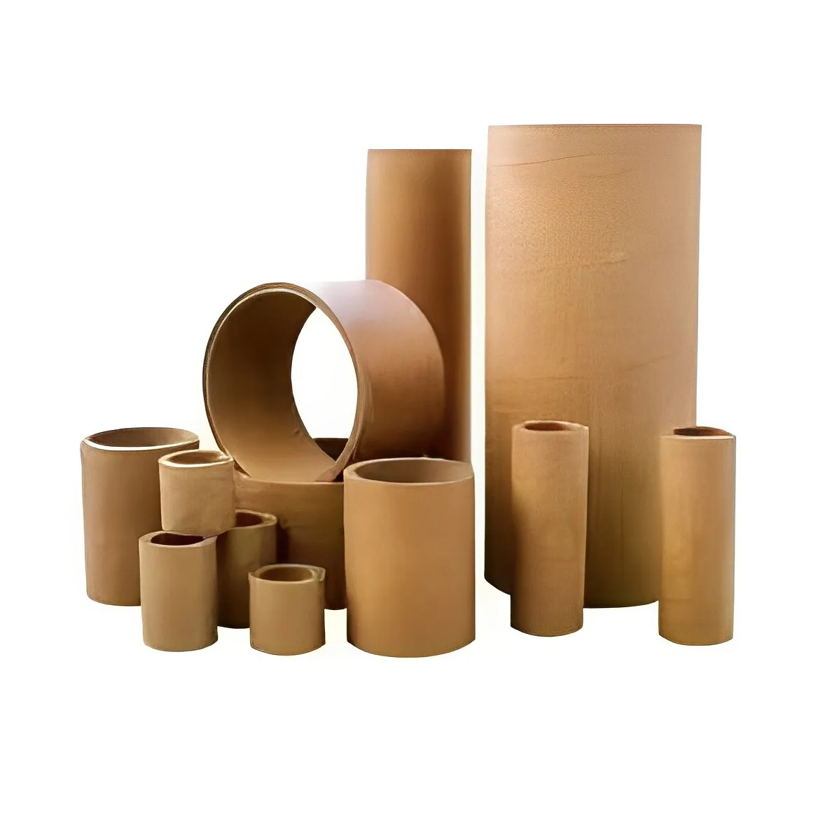 HONGE Factory Wholesale Paper Core Tube Custom Thickness Recycled Cardboard Tube Core  Kraft Roll Paper Textile Core Pipe Indust