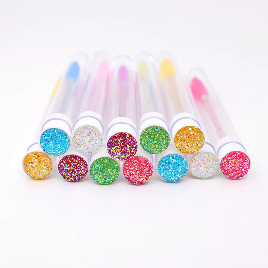 LashPlus Eco-Friendly Eyelash Wand Holder Cleaner Cover Cases Custom Lash Cleaner Brush And Empty Mascara Tubes With Brush