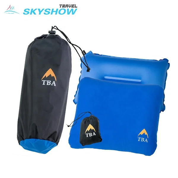 
 Роскошный персонализированный комплект принадлежностей для сна в самолете, надувная подушка, сумка, дорожный набор, упаковочные кубики  