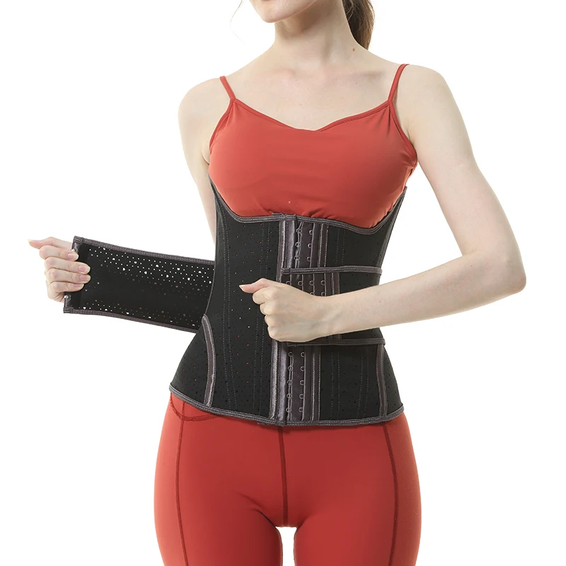 Compression Steel Bone Fat Burning Latex Waist Trainer Shaper For Gym Good Quality Women Slimming Corset