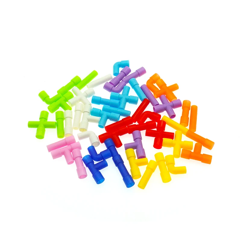 Wholesale Mini Puzzle Pipe Building Blocks Cheap Promotional Plastic Toys