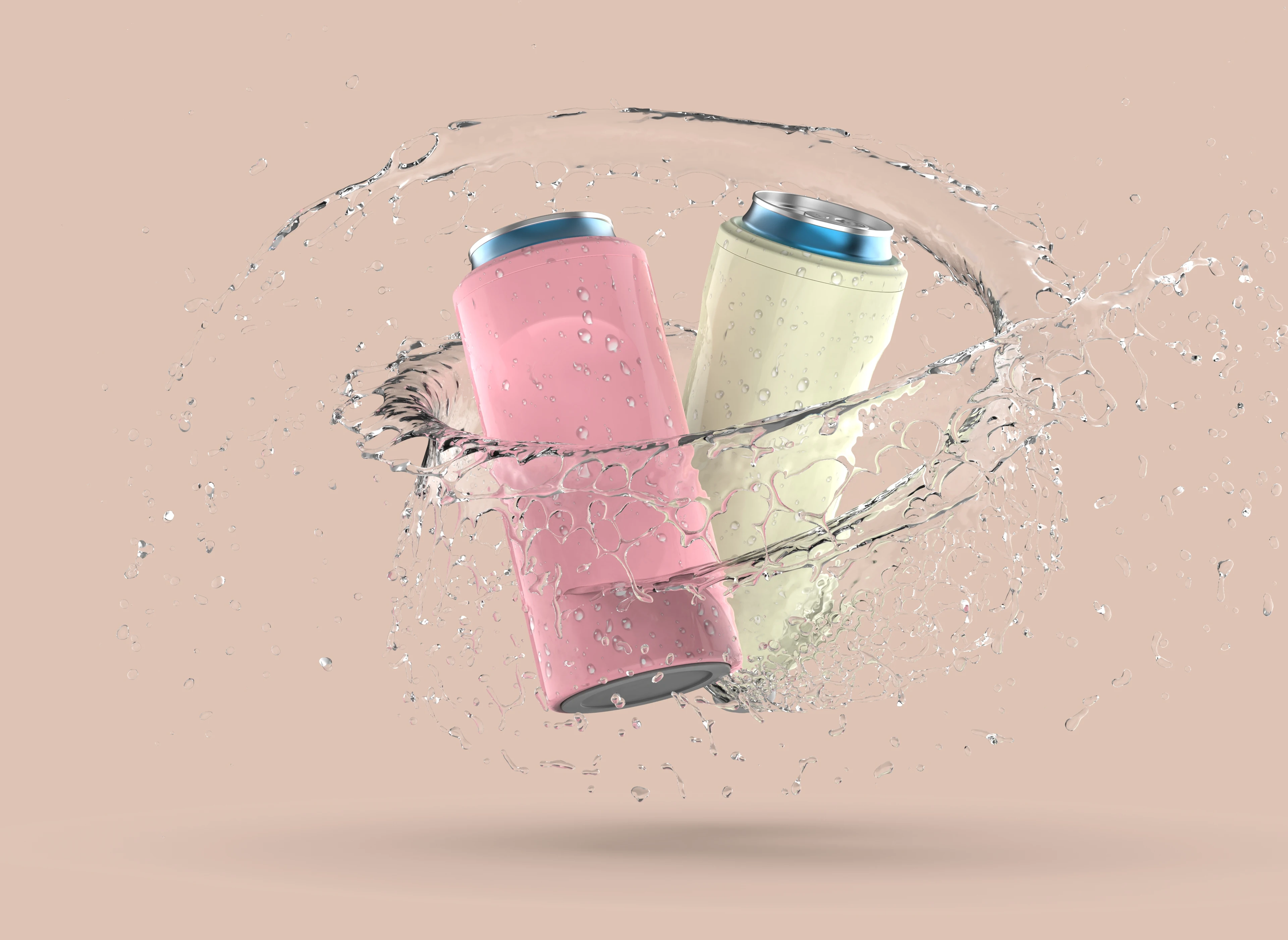 2021 Summer Hot Seller Stainless Steel Double Wall Skinny Beer Can Coolers