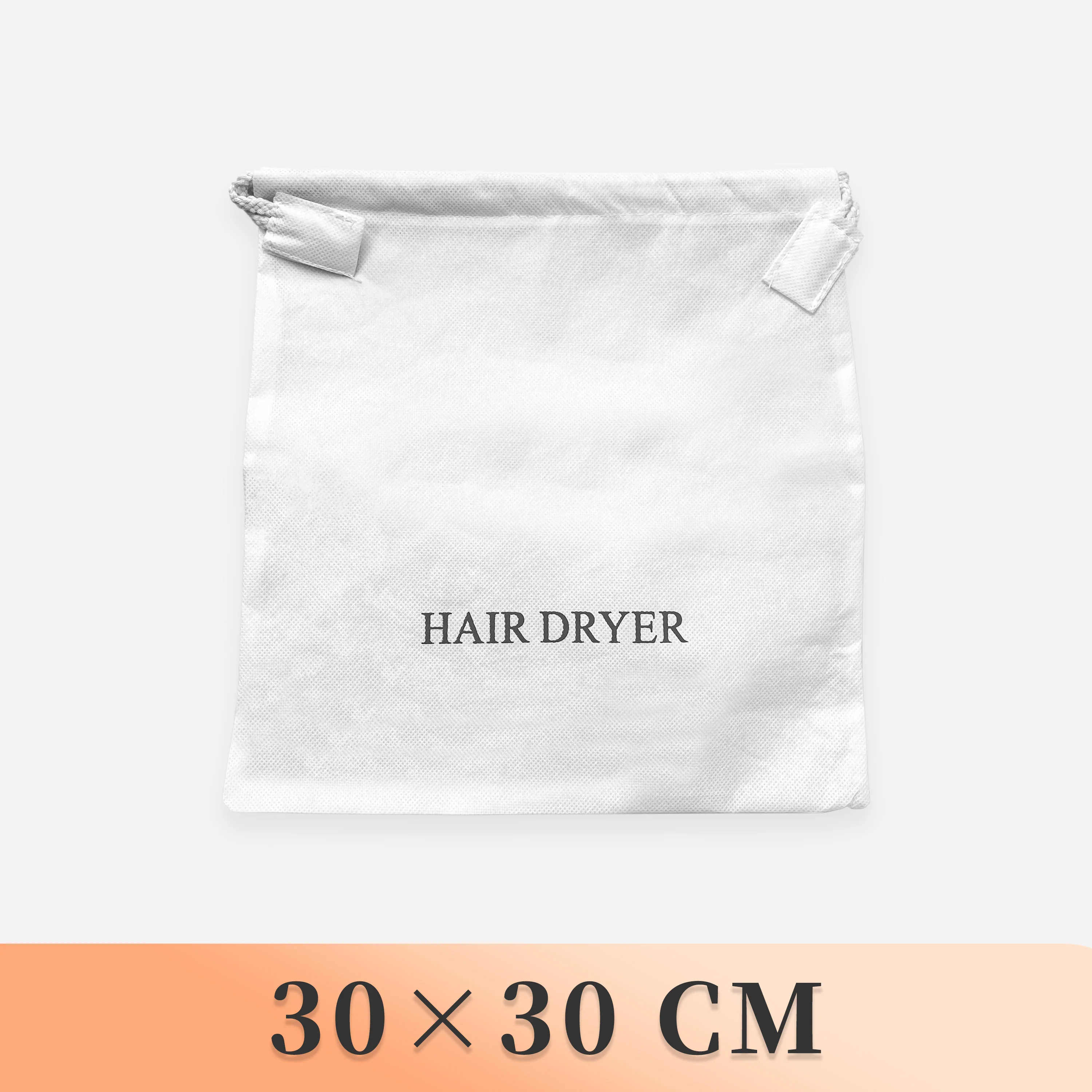 Latest Custom logo printed non woven drawstring bag eco nonwoven travel hotel laundry bag