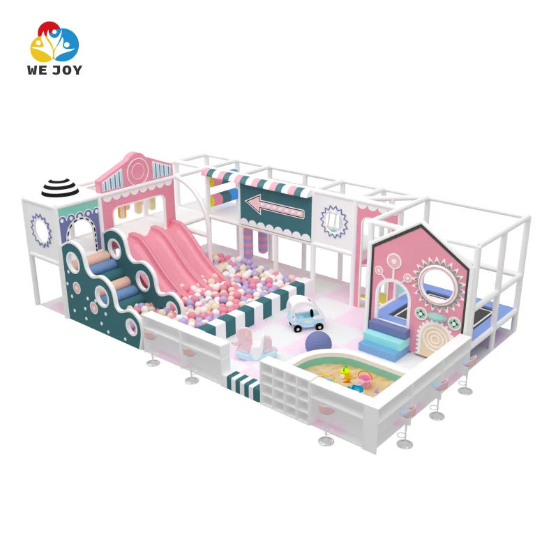 25 square Meters Customized Soft Play Equipment Indoor Playground Commercial Set Kids Slides Park Games