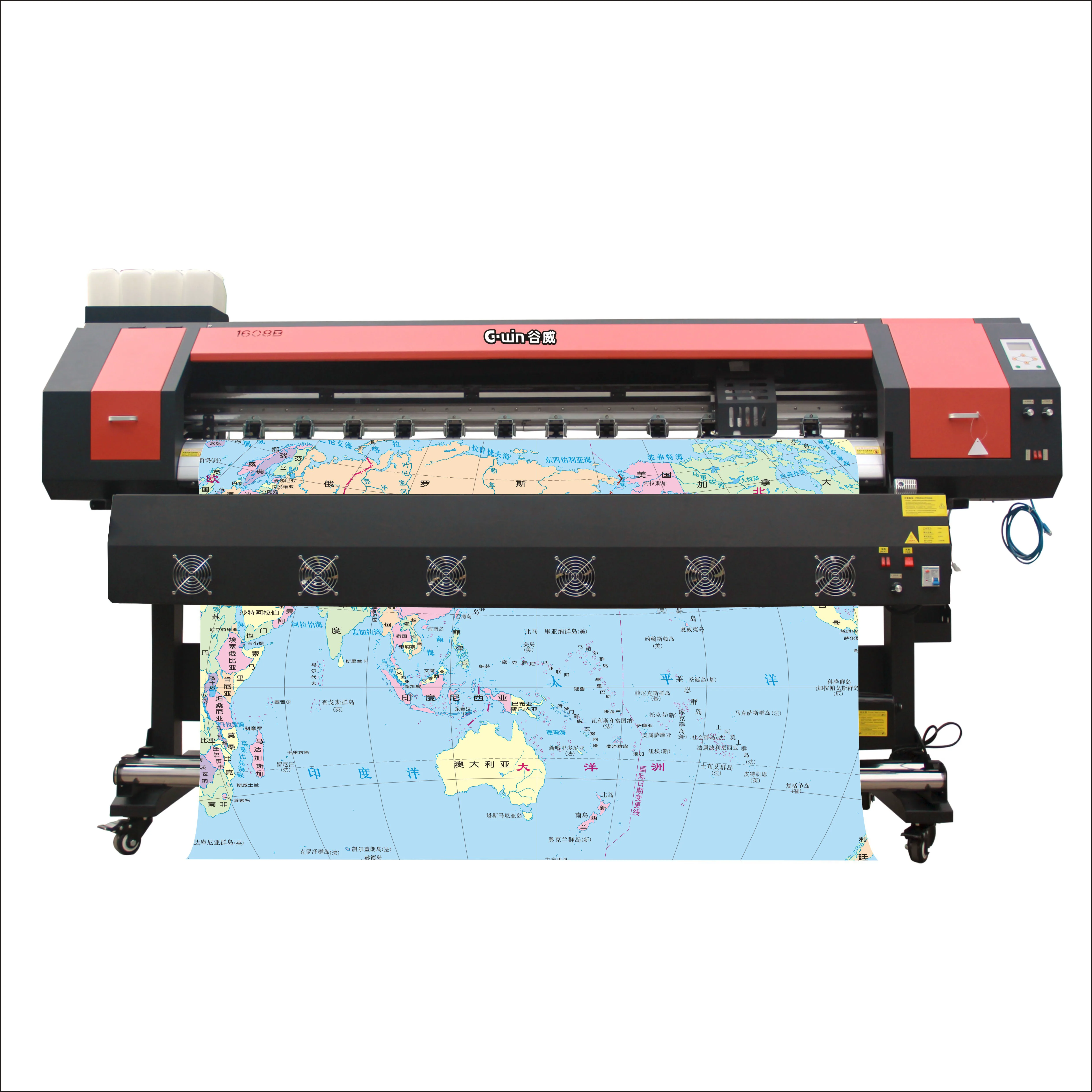 Guangzhou 1.3m 1.6m 1.8m 2.5m 3.2m edible printing machine digital xp 600  printhead eco solvent inkjet printer superdry code