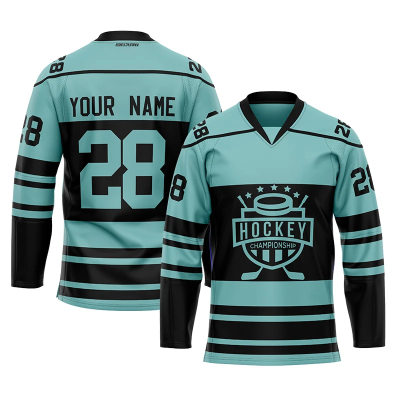 Wholesale Customize Team Name Ice Hockey Wear Custom Design Sublimation Hockey Jerseys Sportswear for Adults