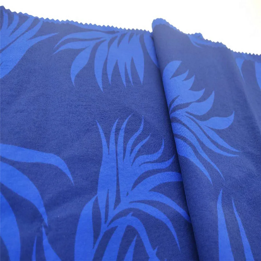 
nylon beach shorts fabric 70D*160D 100% nylon 228T nylon taslon peach skin waterproof printed solid fabric 