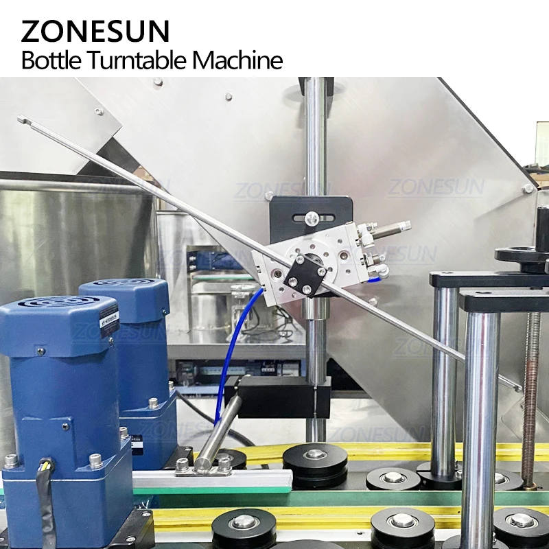 ZONESUN ZS-LP250 Full Automatic Round Square Plastic Bottle Sorting Turntable Unscrambler Machine