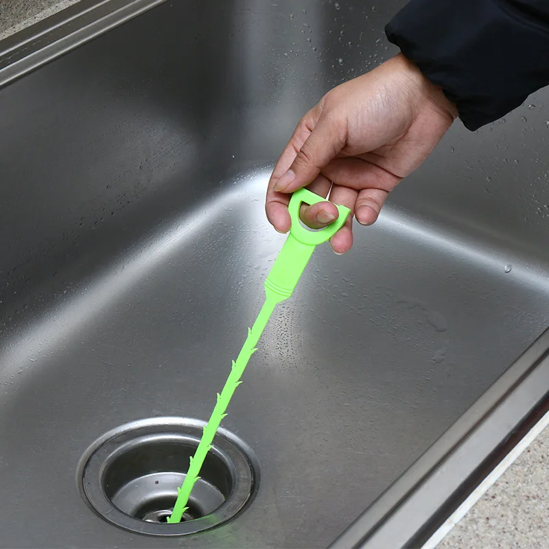 Sink Cleaning Hook Cleaner Sticks Clog Remover Sewer Dredging Spring Pipe Hair Dredging