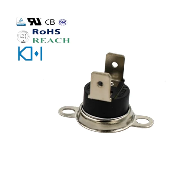 KH Wholesale Coffee Machine Thermostat Snap Action Bimetal Disc Temperature Controller High Limit Thermostat Control Relay Part