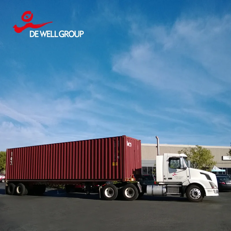 De Well 40HC/GP Container FCL  By Sea Shipping From Qingdao, China To  New York,USA Freight Forwarding Company USA