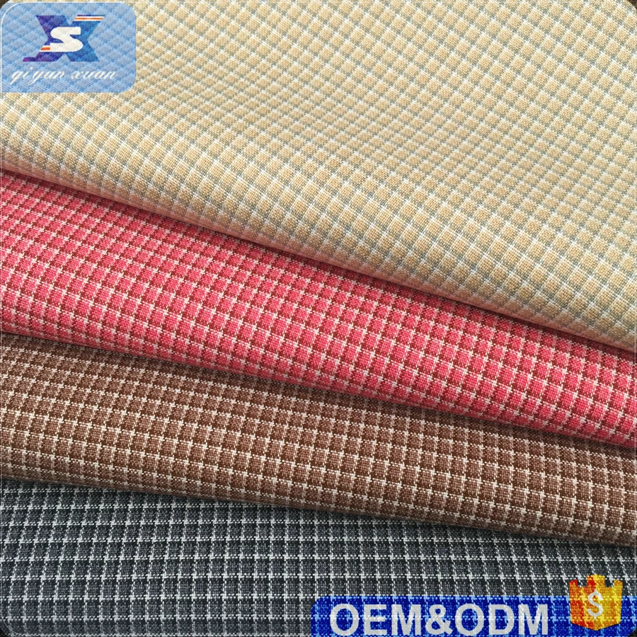 Новая клетчатая ткань в английском стиле, полиэстер, вискоза, спандекс, текстурированная мужская ткань для костюмов, курток, поставщик высококачественной ткани