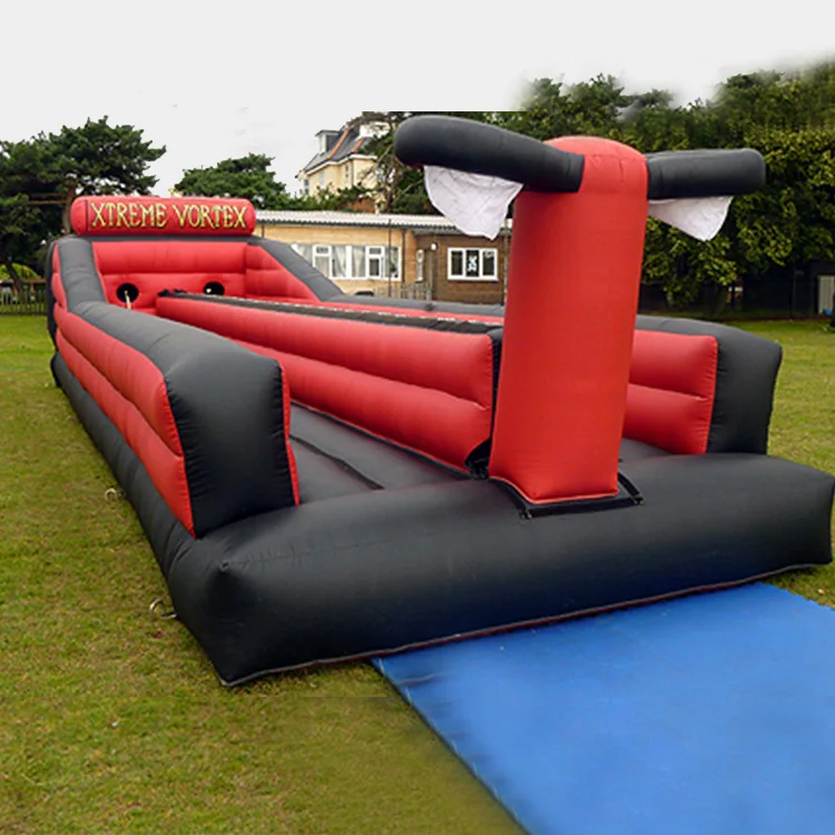 High quality inflatable bungee run interactive game inflatable jumping trampoline bungee run