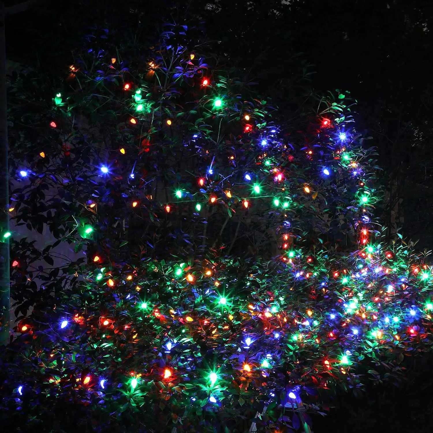 UL Multi  C7 LED Faceted Christmas Mini Light Christmas tree lights