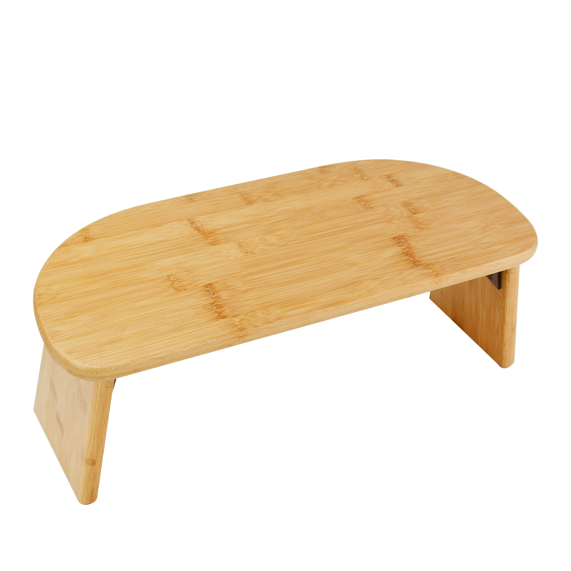 Bamboo Folding Curved Seat Mango Teak Wooden Foldable Prajna Bench Islam Climate Pledge Friendly