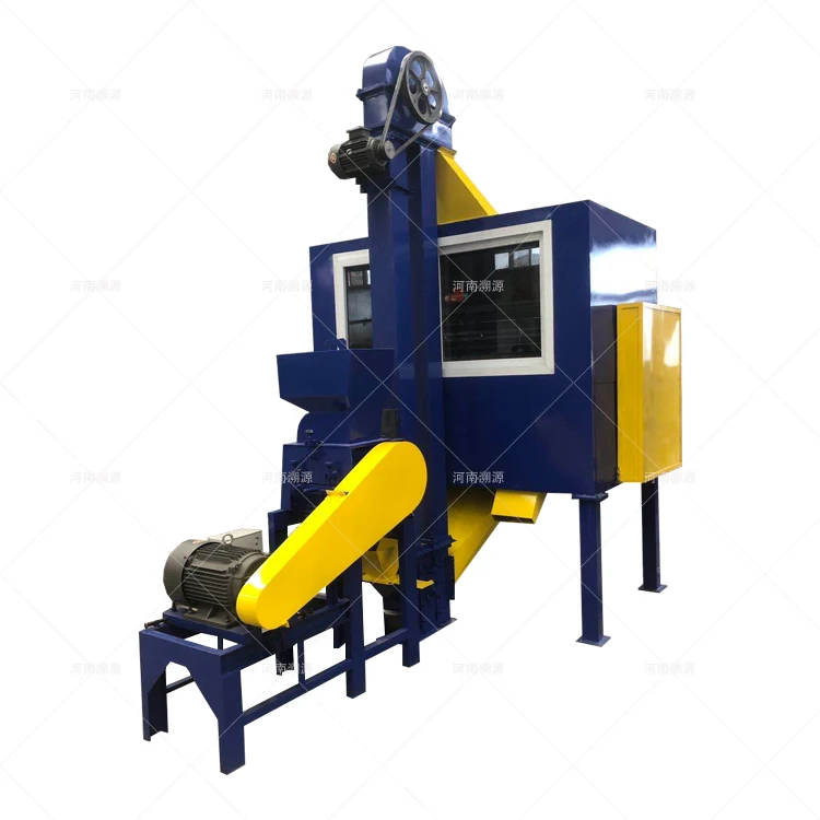 New High Quality Automatic Tire Steel Silicone Gel Rubber Recycling Magnetic Separator Recycle Machine