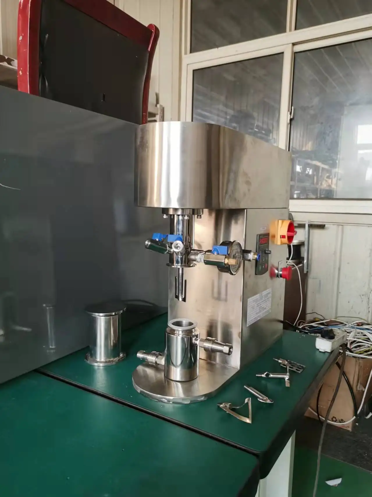 Lab Jacket Small 100ml Slurry Mixer Silicone Sealant Rubber Mixing Machine Planetary Vacuum Mixer