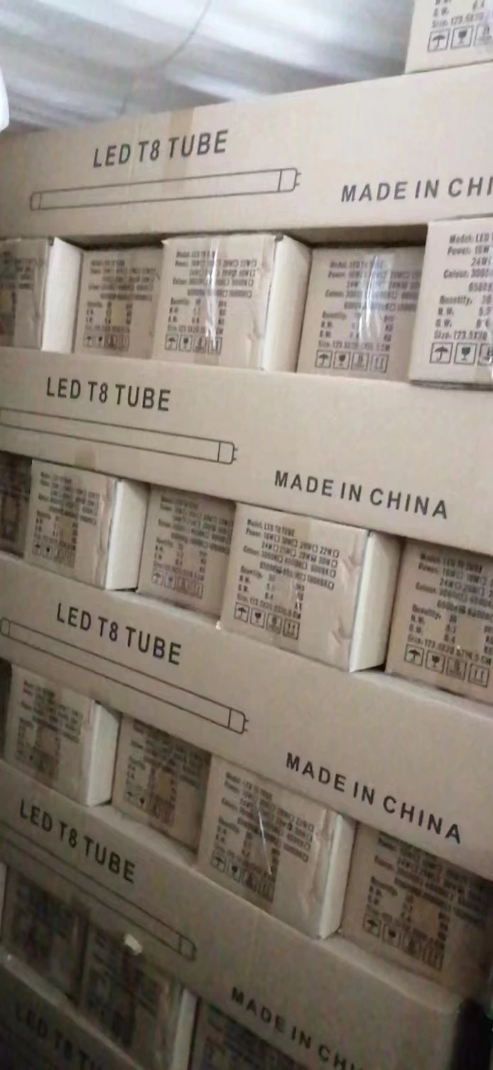 Hot Selling 120CM T8 LED Tube 20W Flicker-Free 4FT Glass Light Tube SMD2835 Chips Warm White CCT Office Hotel