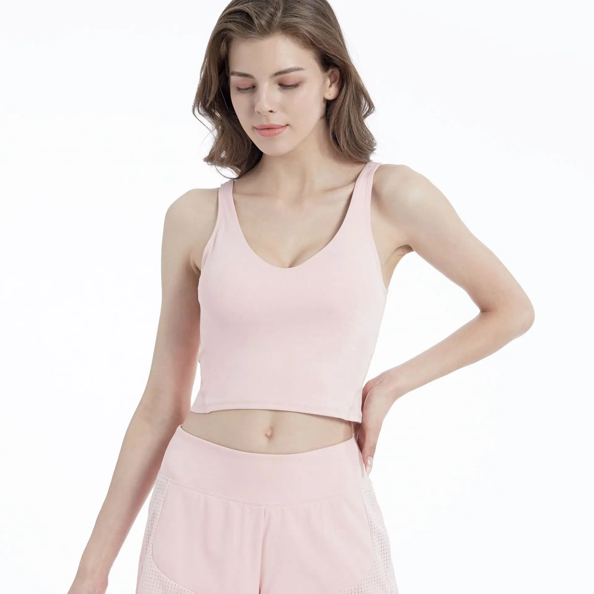 Высококачественное Высокопрочное противоударное женское нижнее белье для фитнеса с красивой спиной женский бюстгальтер большого размера спортивный жилет