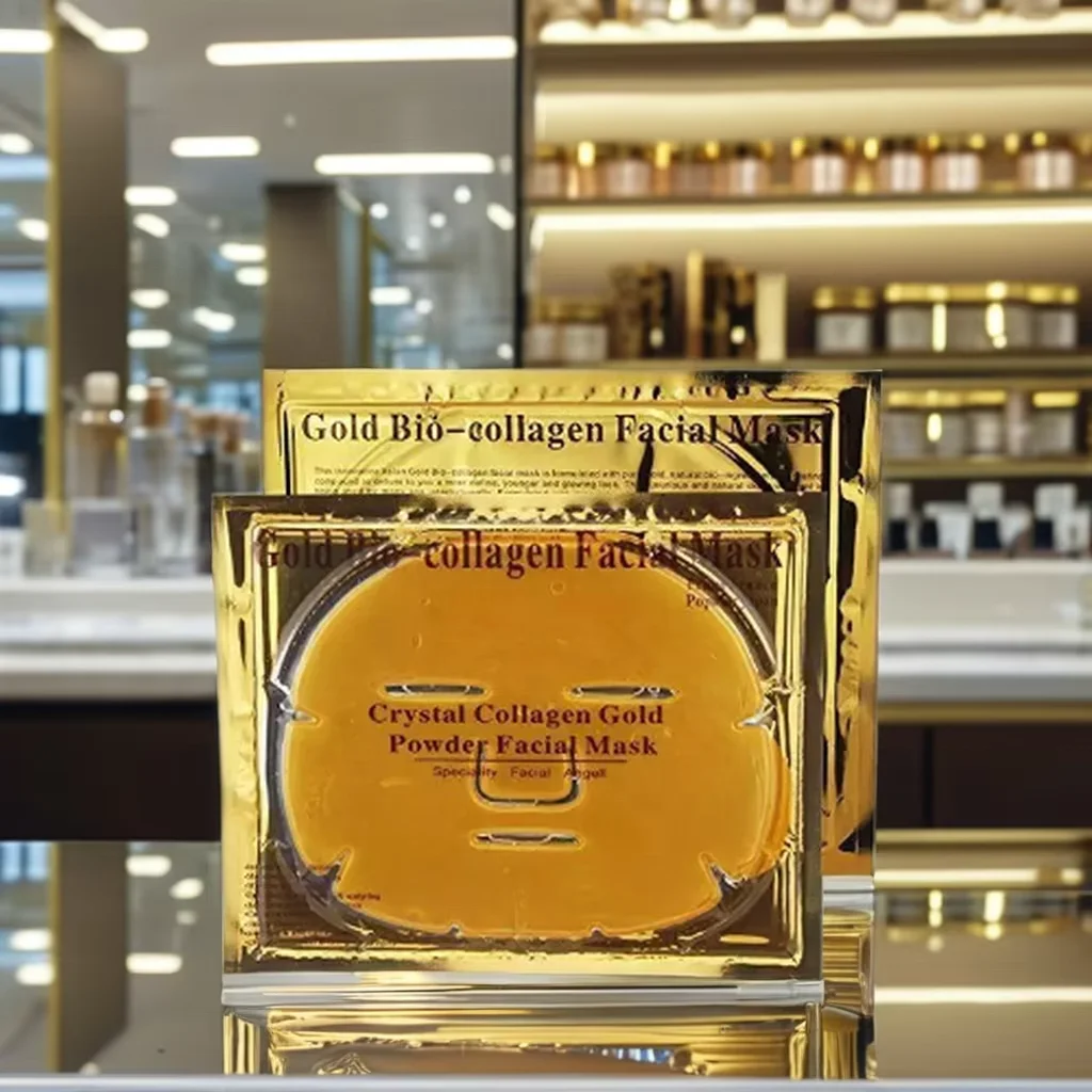 Best& Hot selling Luxury Gold Mask Anti-Aging Beauty skin Anti Wrinkle Moisturizing 24K Gold Collagen Facial Mask