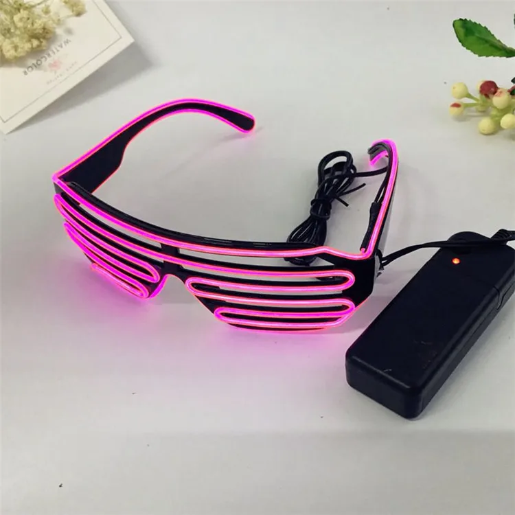 
2020 party multicolor led glow glasses light up LED glasses toys decorative mask 