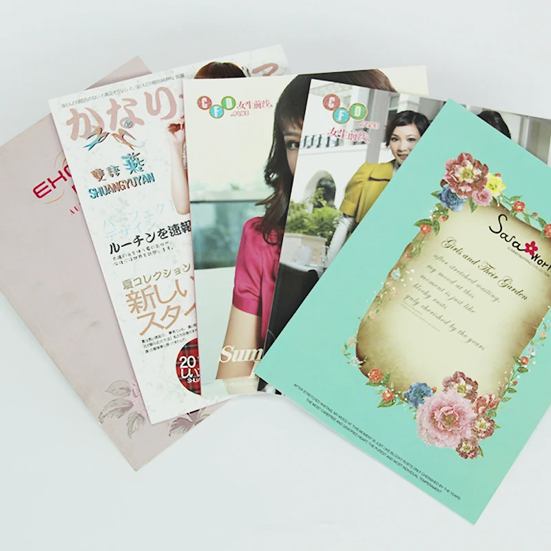 Пользовательская брошюра журнал печать с покрытием бумага детский альбом