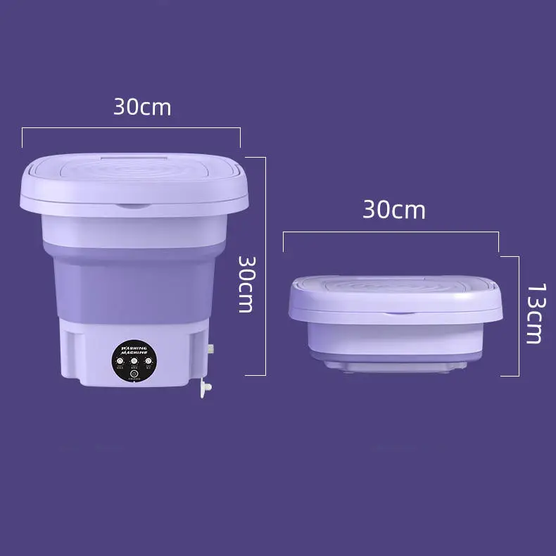 Portable Mini Washing Machine Foldable Wasmachine Laundry Machine Waschmaschine For Baby Clothes Underwear Bra Mini Lavadora
