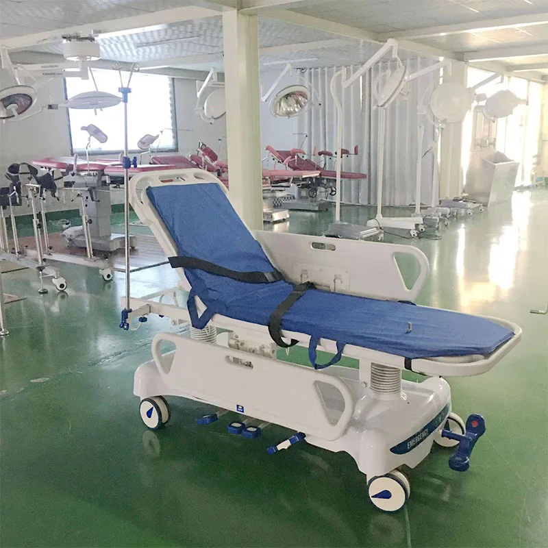 Hospital Equipment Luxury Operating Room ICU Patient Transfer Equipment Ambulance Stretcher Bed