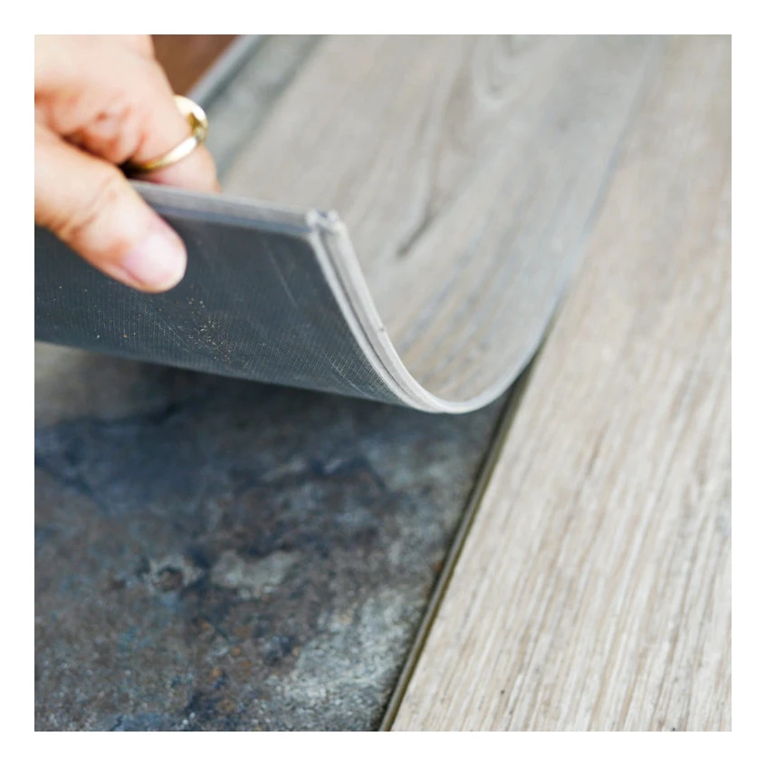 Children Oak Piso Vinilico PVC Click Lock Vinyl Plank Floor Luxury Waterproof