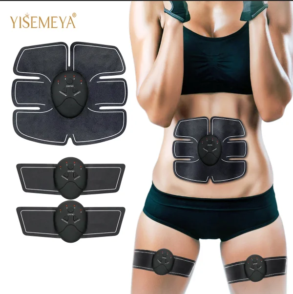 Abs Muscle Stimulator Trainer Ems Fitness Abdominal Training Electric Body Massage Muscle Toner Slim Weight Loss Tens Unit