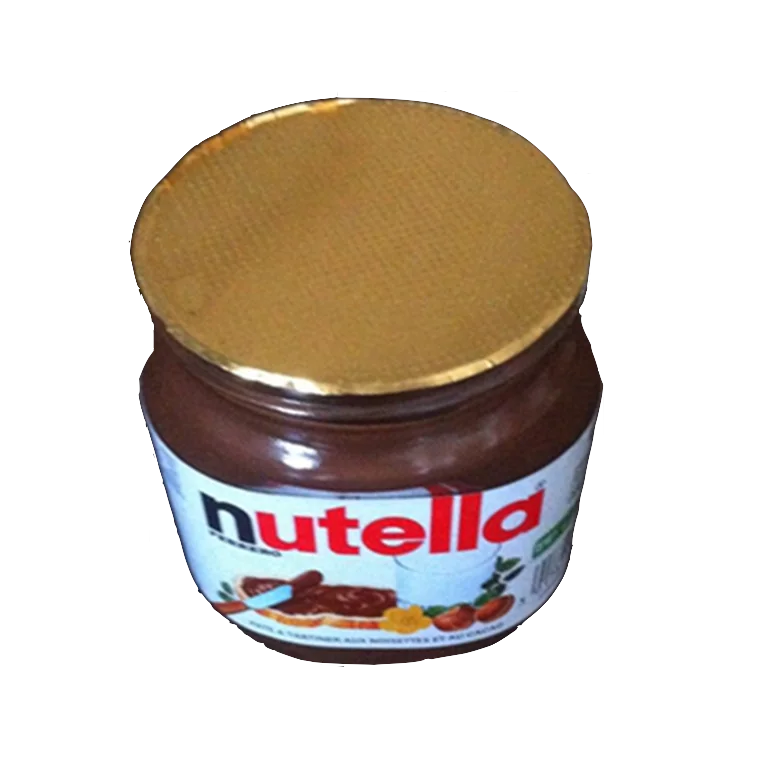 Good quality leak proof induction bottle cap aluminum foil paper backing seal liner/wad for sealing to chocolate paste glass jar