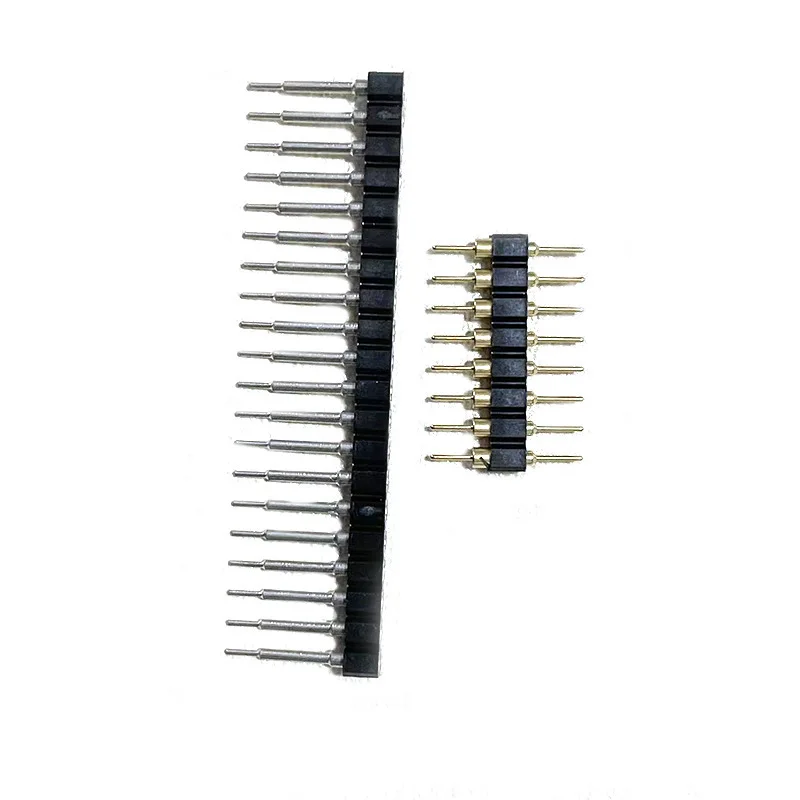 Smart 1.27mm 2.0mm 2.54mm pitch  round long pin round hole sip socket female header for PCB board