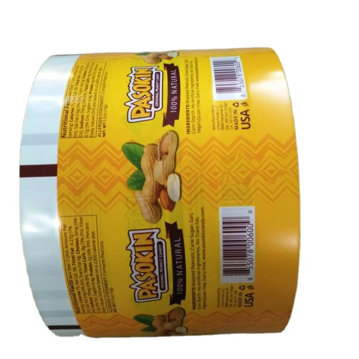 Factory selling custom condom packing foil roll  Laminating Flexible Film Roll For Food  Mylar Film Roll