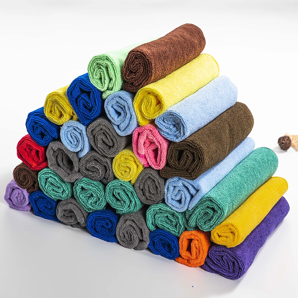 Soft Super Water absorbent Microfiber Custom  towel   For household car bike furniture cleaning