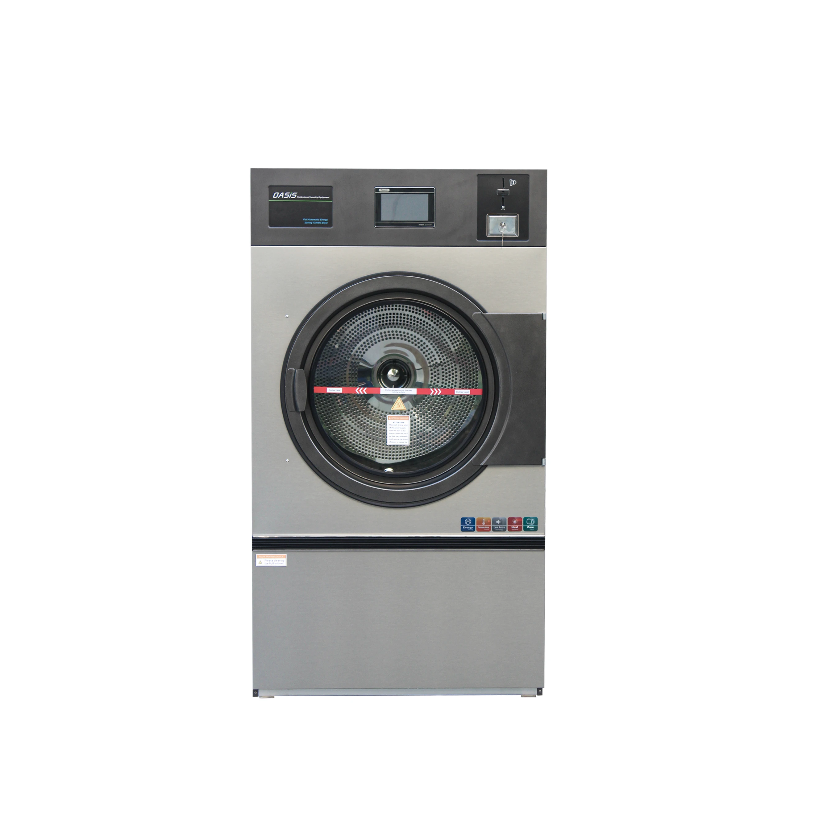Dryer 25kg coin operated steam heating tumble drying machine laundromat spin drying high speed fast dry Oasis HG-500