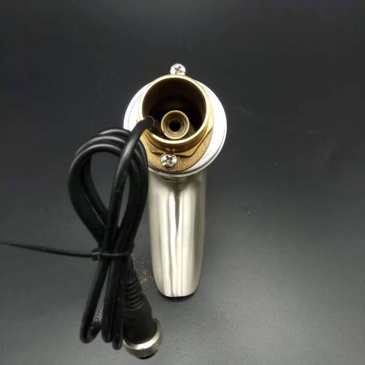 
Luxury Glass Waterfall Basin Faucet Automatic sensor faucet with beautiful LED light brass material with AC DC 