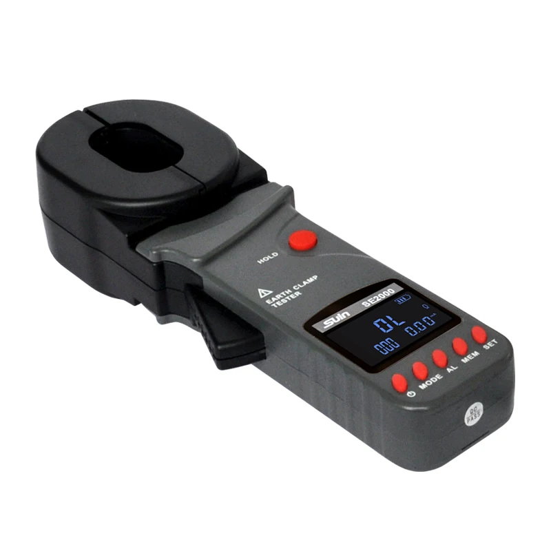 Suin SE2000 заземляющий стержень, тестеры сопротивления земли с 300 группами хранения данных