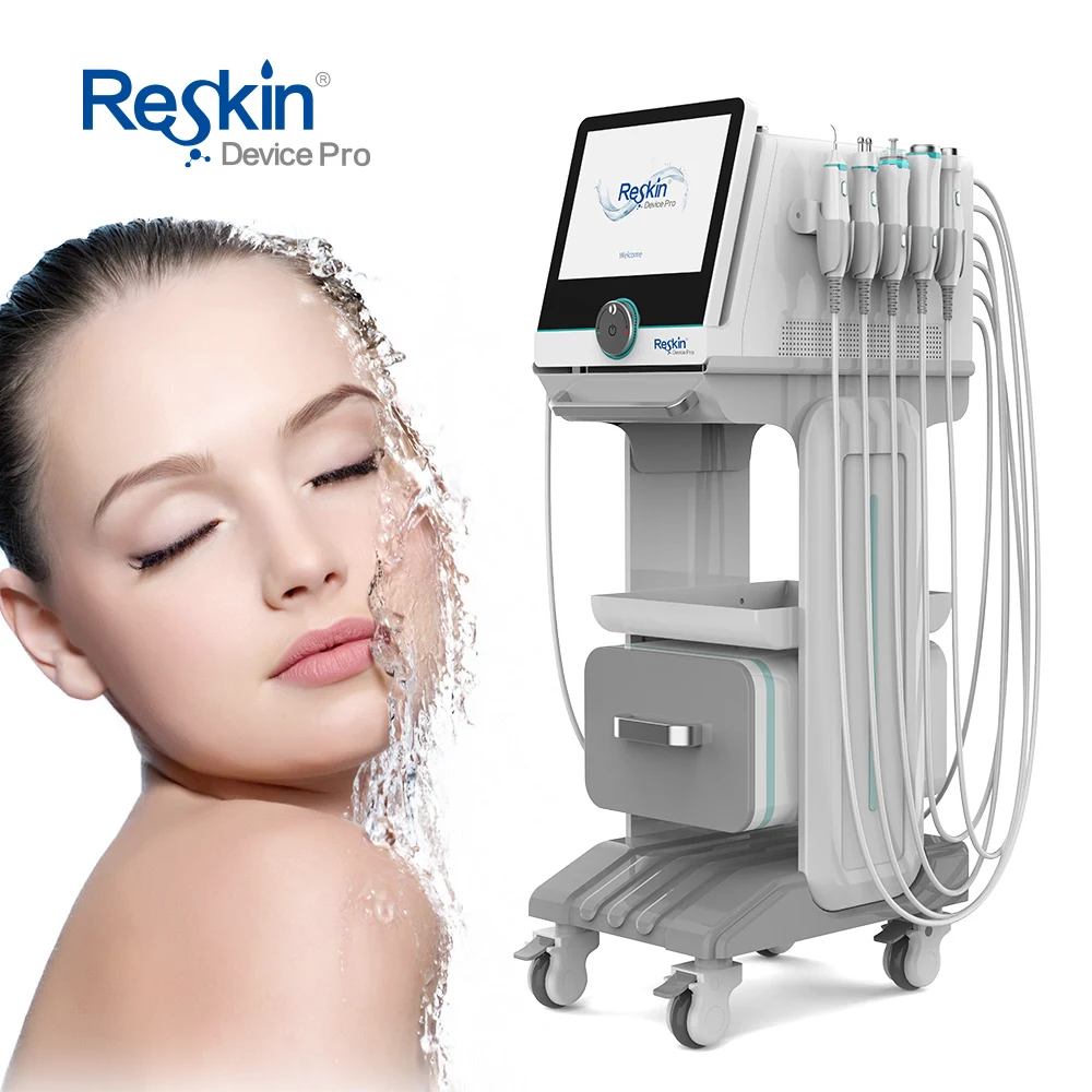 Portable Oxygen Jet Peeling Crystal Microdermabrasion Hidra Machine H2o2 Hydro 7 In 1 Hydrodermabrasion Facial Machine