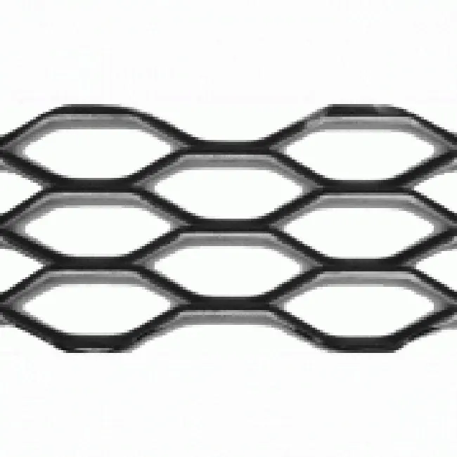 Diamond 4x8mm Opening Aluminum Gutter Guard Expanded Metal Mesh For Trench Cover High safety performance