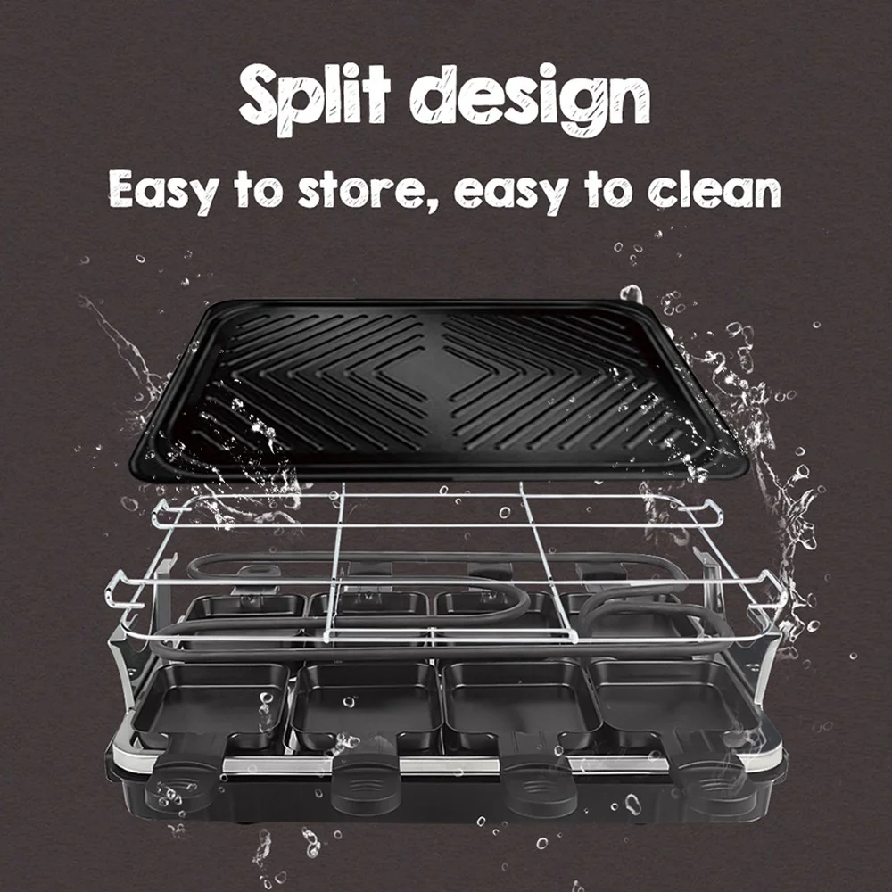 Wholesale Fine Quality Easy To Clean Intelligent Operation Grill Pan Bbq Skillet Grill Pan S20