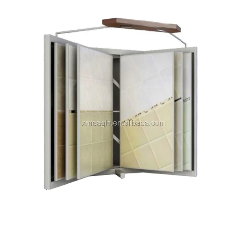 Ceramic tile display stand, wooden floor display rack floor tile sample board