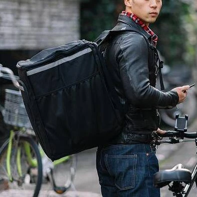 Large Thermal Insulated Food Delivery Backpack Sac De Livraison Moto Pizza Food Delivery Bag for Motorcycle Bike 12v heater pad