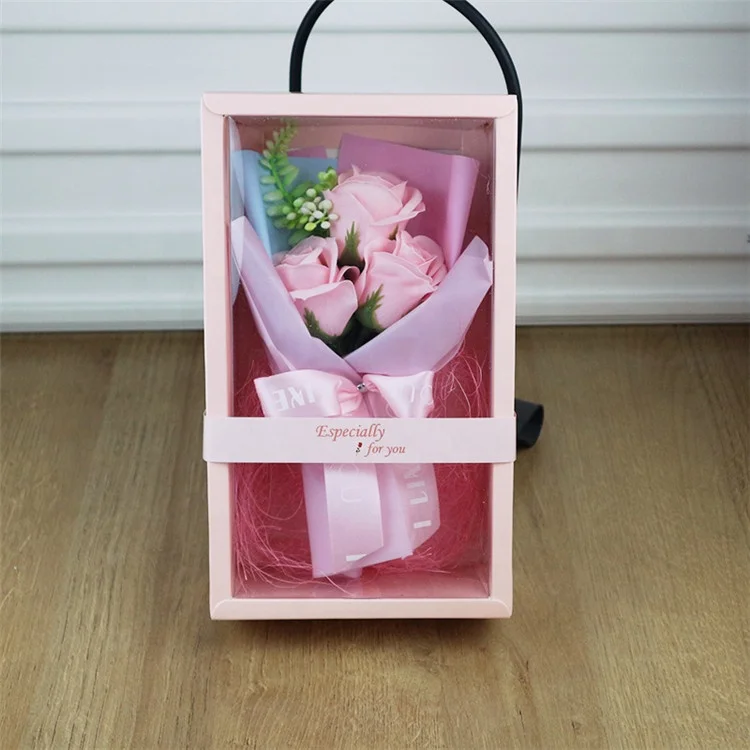 YAYUN CH1149 Hot Selling Romantic Mothers Day Gift  Soap Rose Gift Box