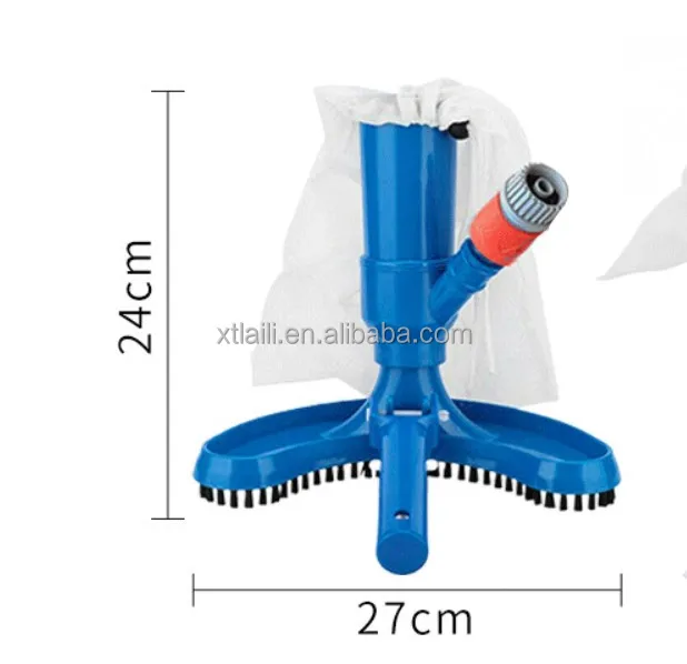 Suction Head Pond Vacuum Cleaner Brush Swimming Pool Brush Cleaning Tool