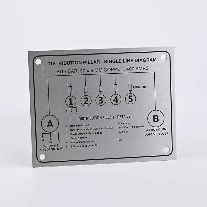 Metal Prints Brush Sliver Aluminum Enter Warning Tin Sign Metal Plate back adhesive door name plate Metal Arrow Nameplate