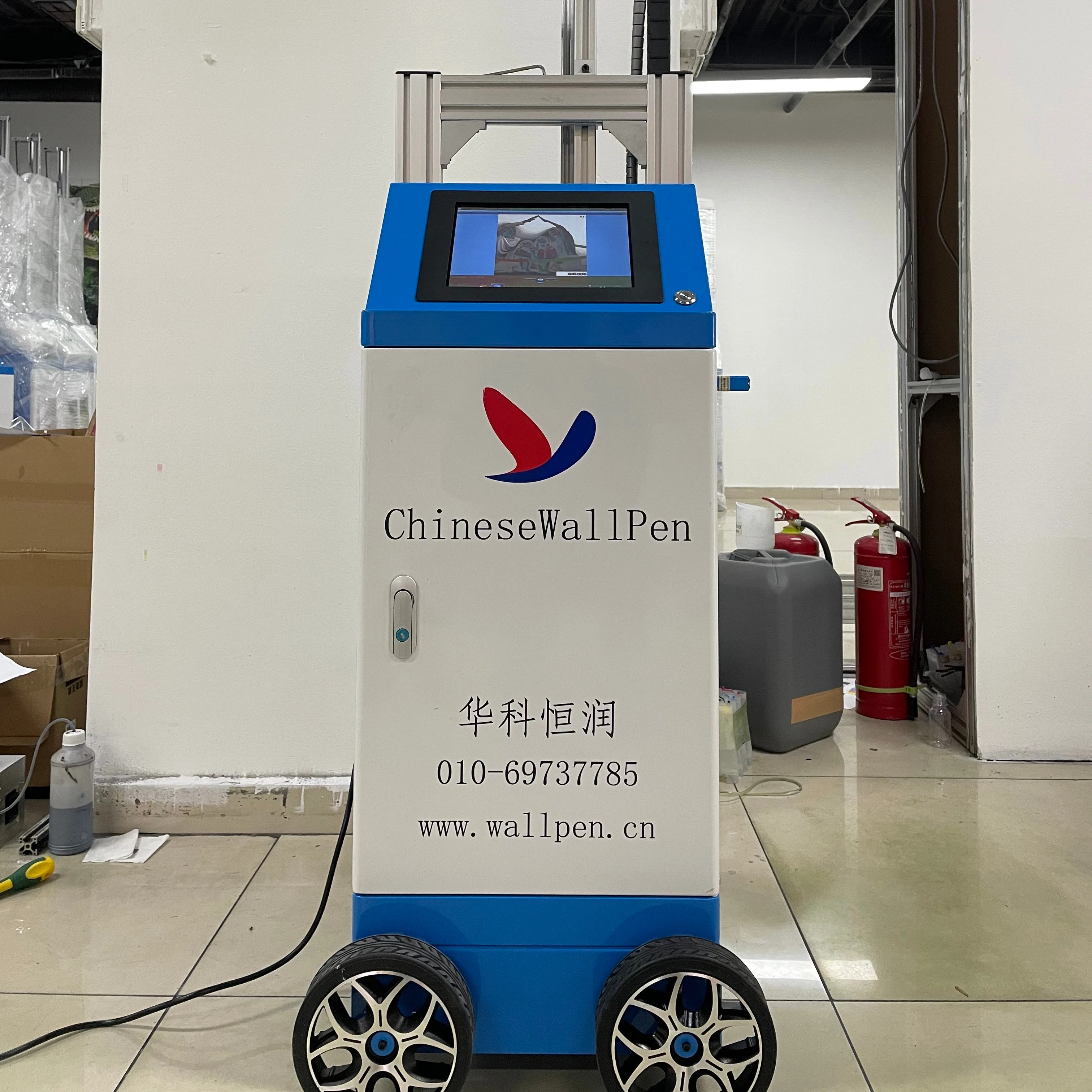  Китайский настенный принтер Wallpen вертикальная УФ-машина для печати на стенах HK-S2 CMYK +