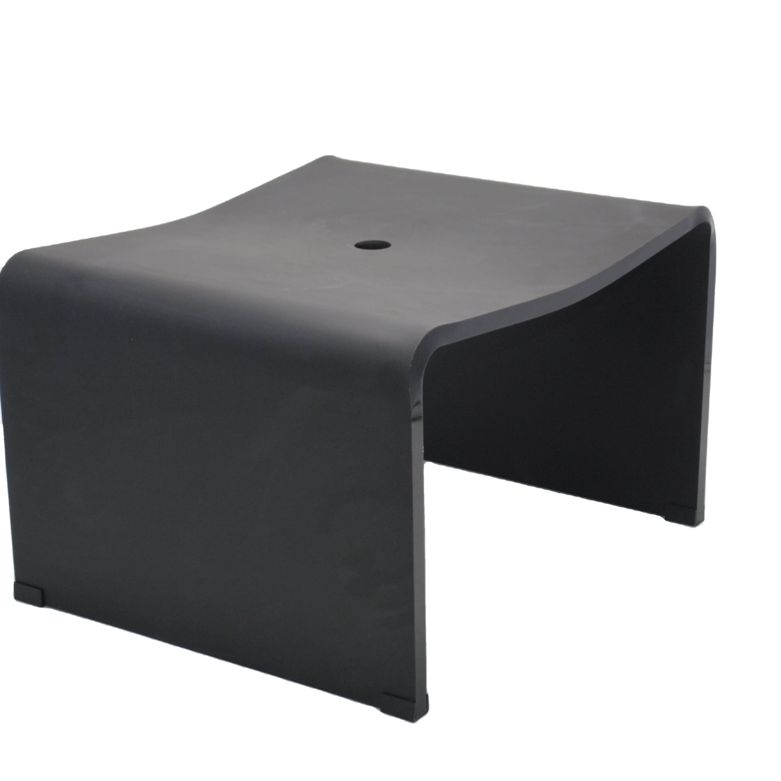 Acrylic Shower Bench Thick Shiny Acrylic Stools Transparent Lucite Bathroom Shower Seat